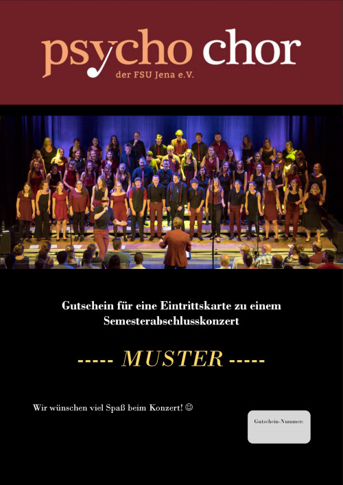 Gutschein "Semesterabschlusskonzert"